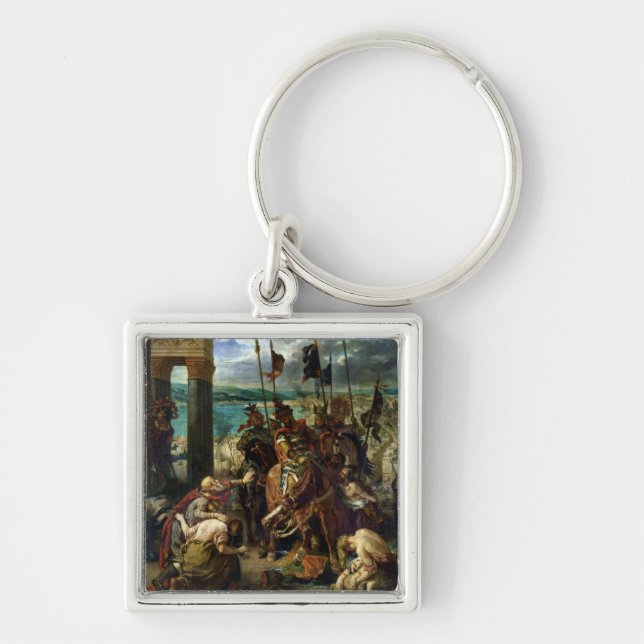 The Crusaders' entry into Constantinople Key Ring (Front)