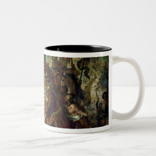 The Crusaders' entry into Constantinople Two-Tone Coffee Mug