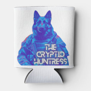 The Cryptid Huntress Dogman Soldier Drink Holder Can Cooler