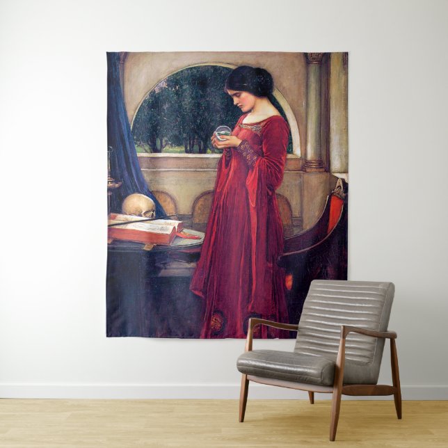 The Crystal Ball, John William Waterhouse Tapestry (In Situ)