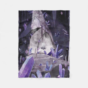 The Crystal Cave Fleece Blanket