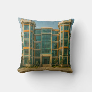 The Crystal Citadel Castle Cushion