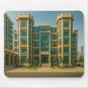 The Crystal Citadel Castle Mouse Pad