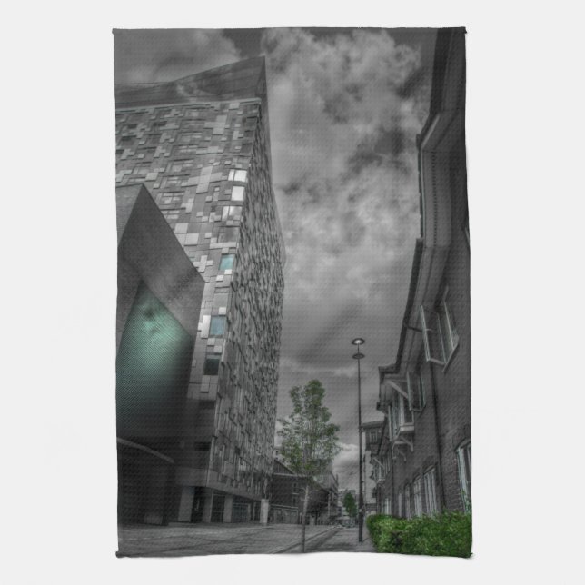 The Cube Birmingham Tea Towel (Vertical)