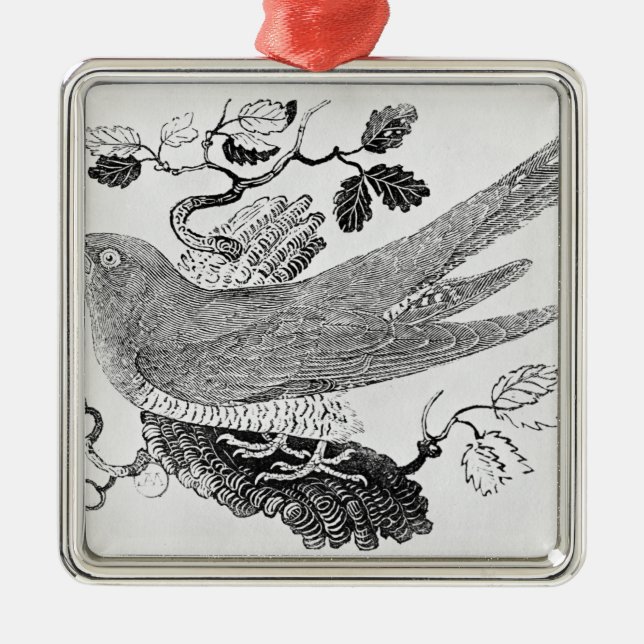 The Cuckoo Metal Ornament (Front)