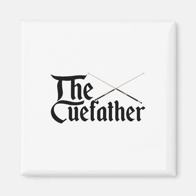 The Cuefather Billard Snooker Pool Billardplayer C Magnet (Front)
