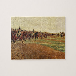 The Cuirassiers before their Charge at the Battle Jigsaw Puzzle