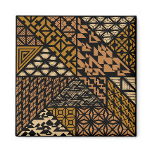 "The Culture" (Brown) Square Magnet