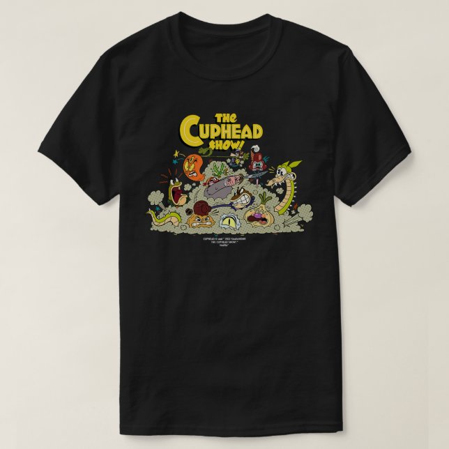 The Cuphead Show! Boss Fight Graphic Tee Premium  (Design Front)