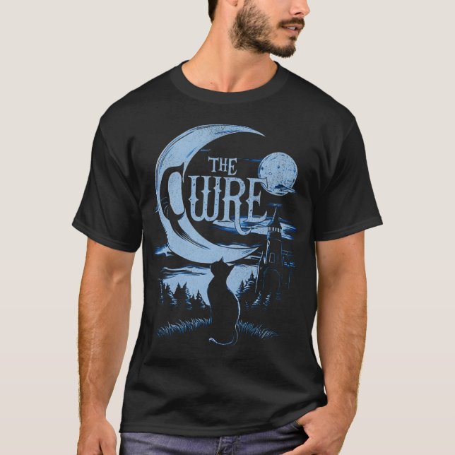 The Cure Cat Moon T-Shirt (Front)