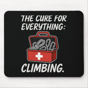 The Cure For Everything Climbing Rescue Kit Mouse Pad