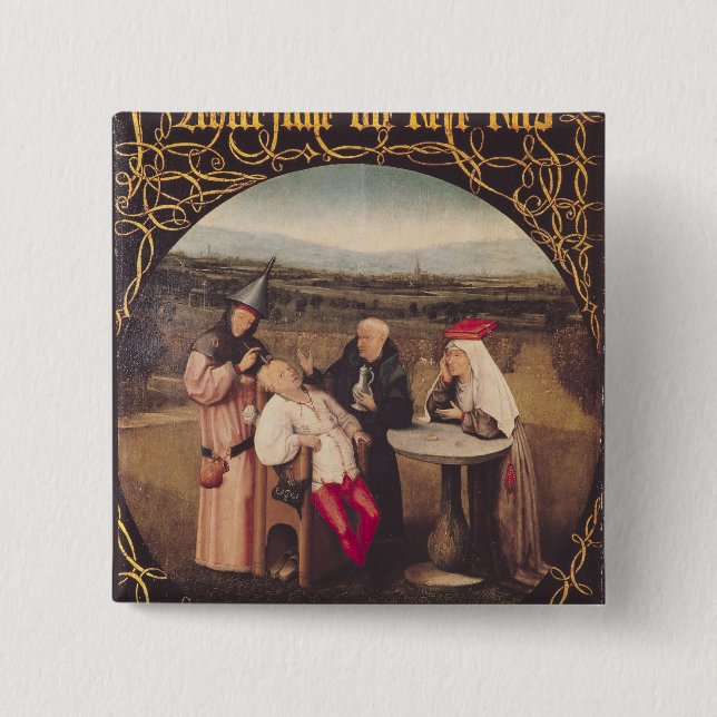 The Cure of Folly 15 Cm Square Badge (Front)