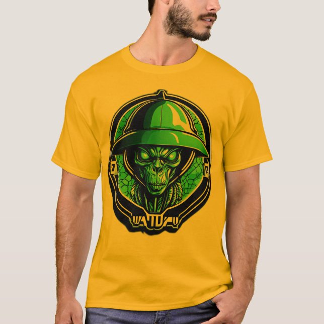 The Curious Green Wanderer T-Shirt (Front)