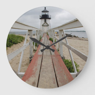 The current lighthouse, the last of many large clock