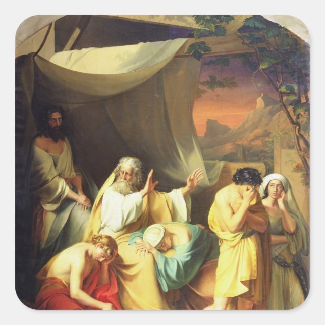 The Curse of Ham Square Sticker (Front)