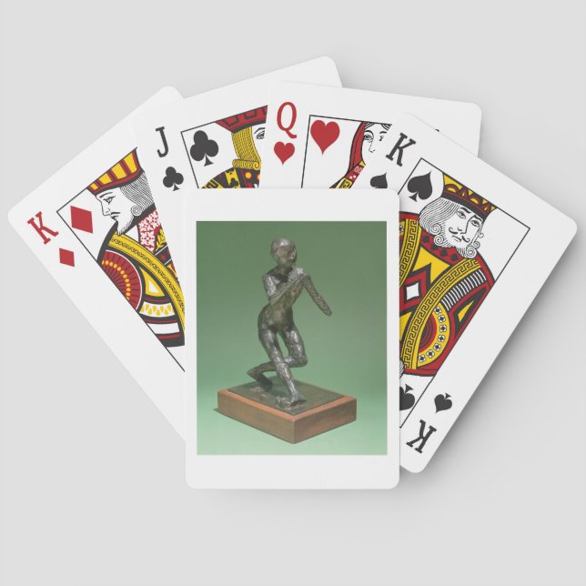 The Curtsey, c.1896 (bronze) Playing Cards (Back)