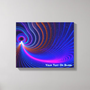 The Curvature of Space Canvas Print