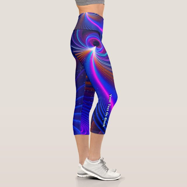 The Curvature of Space Capri Leggings (Right)
