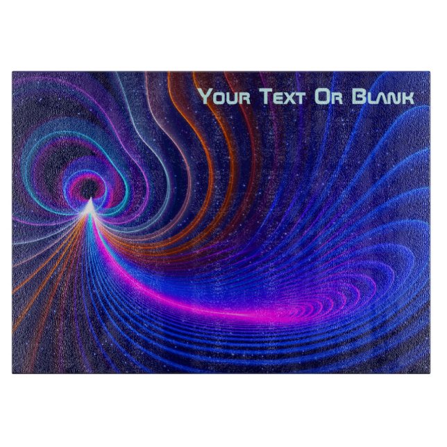 The Curvature Of Space Cutting Board (Front)