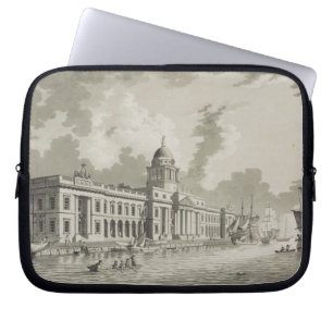The Custom House, Dublin, 1792 (engraving) Laptop Sleeve