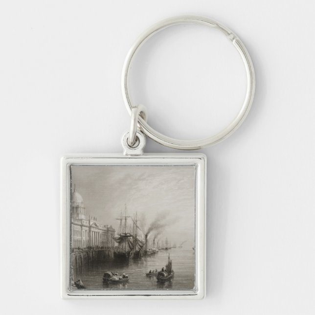 The Custom House, Dublin Key Ring (Front)