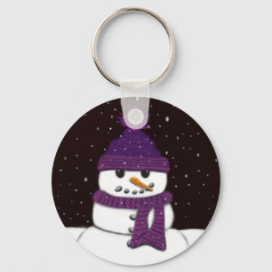 The Cute Armless Snowman Key Ring