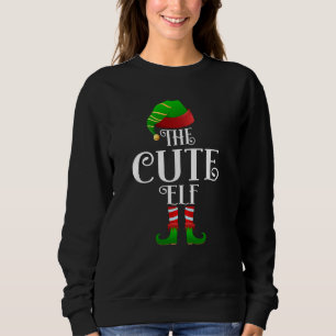 the cute elf Matching Christmas Family Sweatshirt
