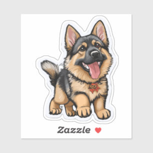 The cute german shepherd❤️german shepherd stickers