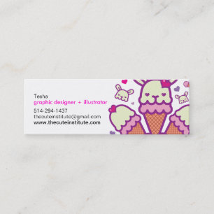 the cute institute card