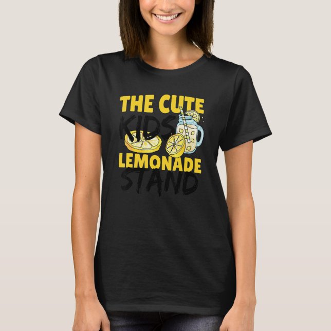 The Cute Kids Lemonade Stand For Lemonade Stand Bo T-Shirt (Front)
