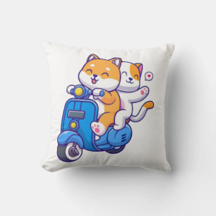The Cute Shiba Couple Cushion