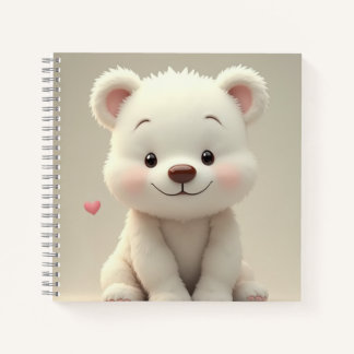 The Cutest Bear Spiral Notebook