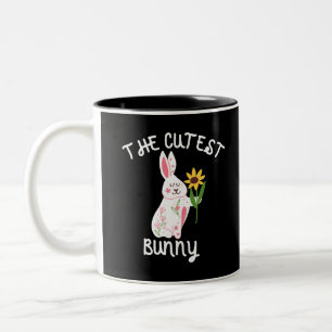 The Cutest Bunny Two-Tone Coffee Mug