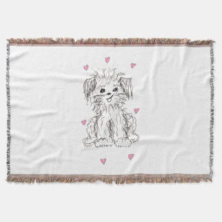 The Cutest Doggy in the World Throw Blanket