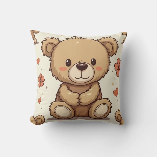 The cutest teddybear pillow (Front)