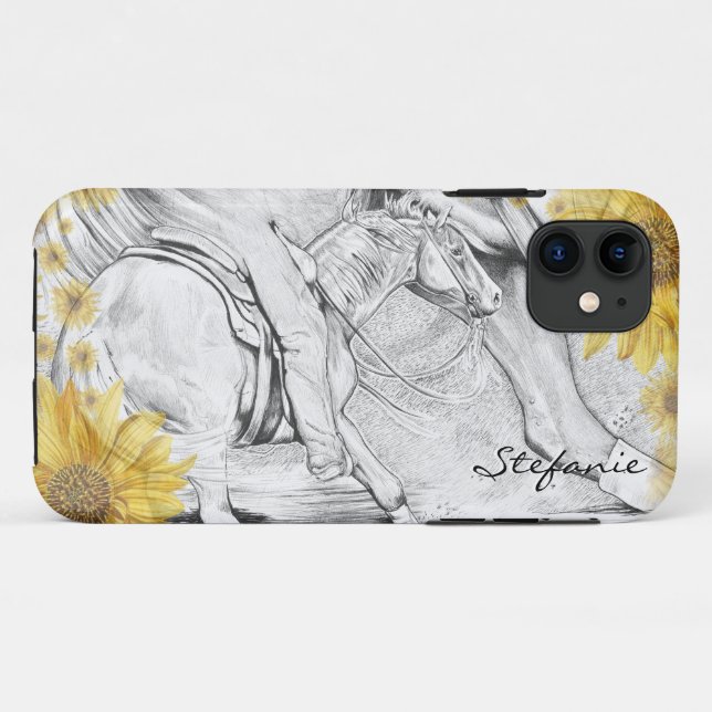 The Cutter (Sunflowers) III Case-Mate iPhone Case (Back (Horizontal))