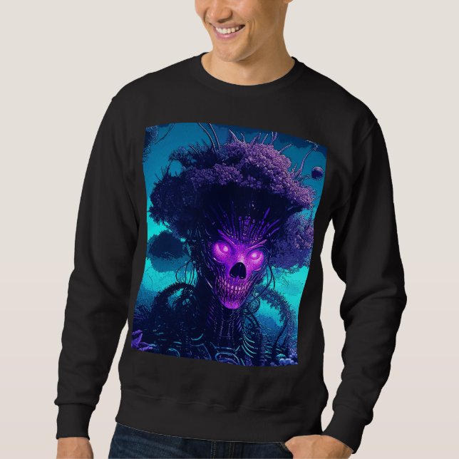 The Cyber-Tree Monster In The Dark Sweatshirt (Front)