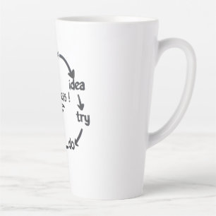 The Cycle of Success Success Is a Process Trust th Latte Mug