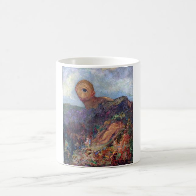 The Cyclops, Redon, 1898-1900 Coffee Mug (Center)