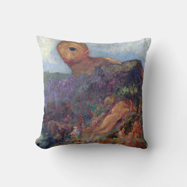 The Cyclops, Redon, 1898-1900 Cushion (Front)