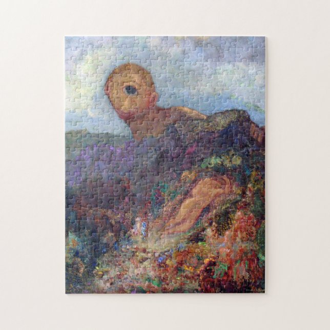 The Cyclops, Redon, 1898-1900 Jigsaw Puzzle (Vertical)