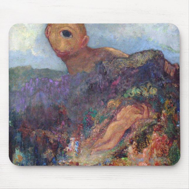 The Cyclops, Redon, 1898-1900 Mouse Pad (Front)