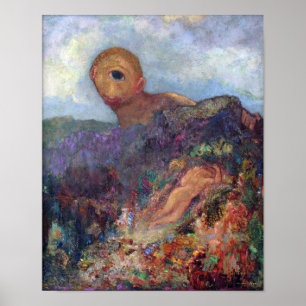 The Cyclops, Redon, 1898-1900 Poster