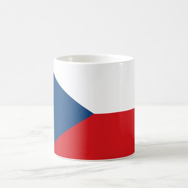 The Czech Republic Flag Coffee Mug (Center)