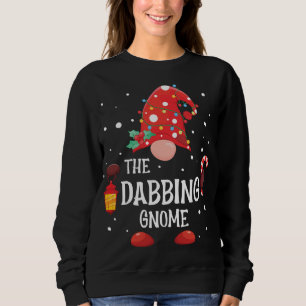 The Dabbing Gnome Matching Family Christmas Gnome Sweatshirt