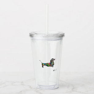The Dachshund Acrylic Tumbler