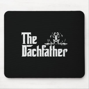 The Dachshund Fathers Day Dogfather Gifts Wiener D Mouse Pad