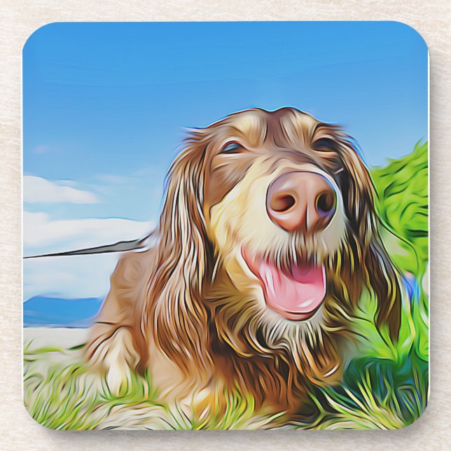The Dachshund Is A Perfectly Engineered Dog Xmas P Coaster (Front)