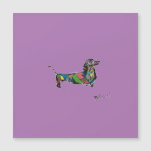 The Dachshund Magnetic Card