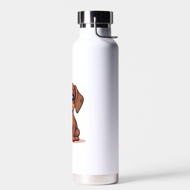 The Dachshund water bottle (Left)